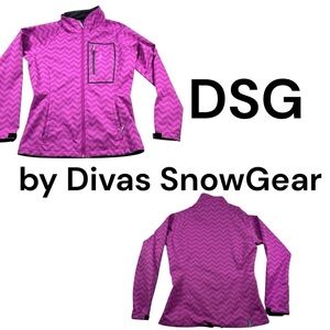 Women's Pink Chevron Jacket